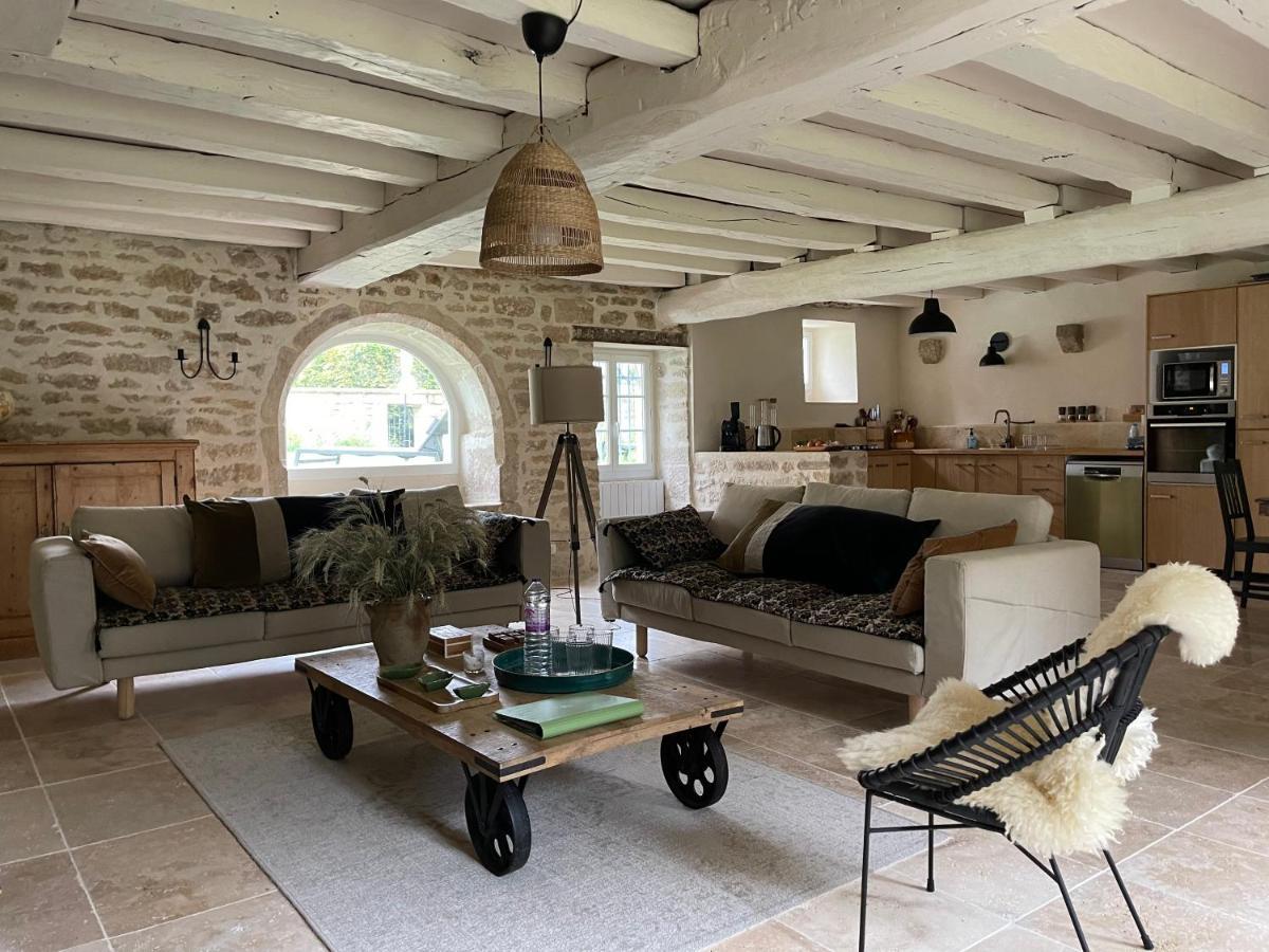 La Closerie De Gigny Maison Templiere Avec Piscine,Jacuzzi Exteriér fotografie