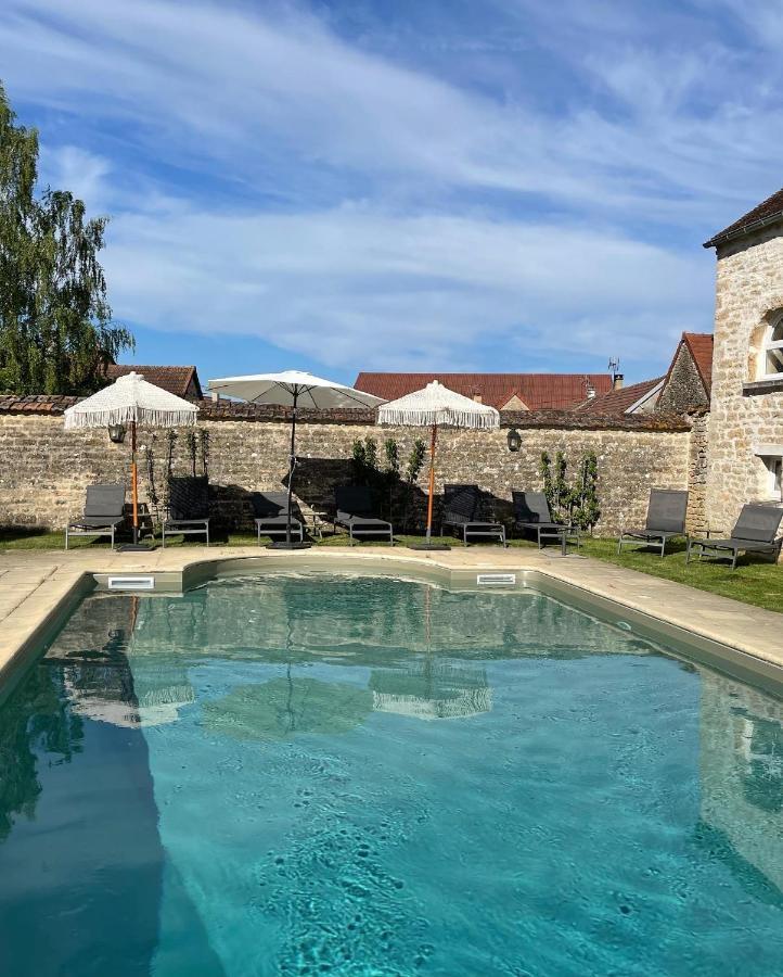 La Closerie De Gigny Maison Templiere Avec Piscine,Jacuzzi Exteriér fotografie